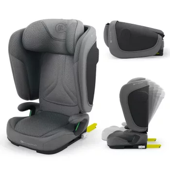   KINDERKRAFT Összecsukható autósülés Unity 2 I-Size (100-150 cm) Szürke