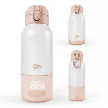   KINDERKRAFT Utazó tejmelegítő és termosz 2 az 1-ben Gaja Bézs