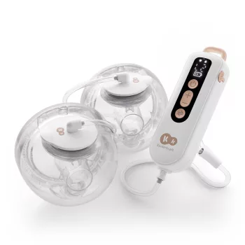   KINDERKRAFT Kézi mellszívó Double Hands-free Gentle Flow Gold