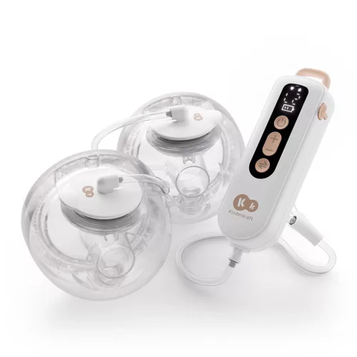 KINDERKRAFT Kézi mellszívó Double Hands-free Gentle Flow Gold