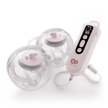   KINDERKRAFT Kézi mellszívó Double Hands-free Gentle Flow Pink