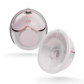 KINDERKRAFT Anyatej szívó Single Hands-free Mamaflow Pink
