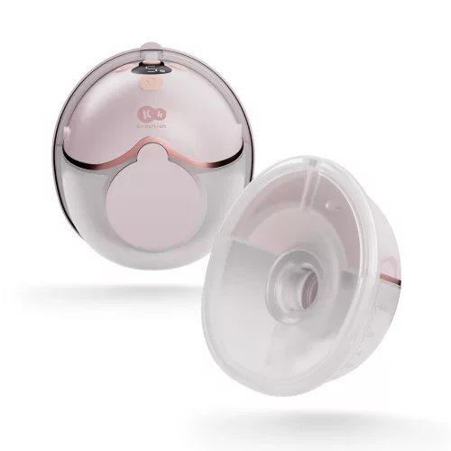 KINDERKRAFT Anyatej szívó Single Hands-free Mamaflow Pink