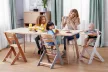 KINDERKRAFT Etetőszék Enock párnázással Grey wooden, Premium