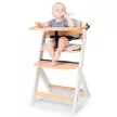 KINDERKRAFT Etetőszék Enock párnázással White wooden, Premium