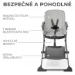 KINDERKRAFT Etetőszék Foldee Grey