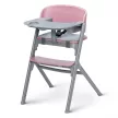 KINDERKRAFT SELECT Szett etetőszék Livy Aster Pink + pihenőszék Calmee, Premium