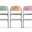KINDERKRAFT SELECT Szett etetőszék Livy Aster Pink + pihenőszék Calmee, Premium