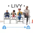 KINDERKRAFT SELECT Etetőszék 3 az 1-ben LIVY Aster Pink, Premium