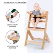 KINDERKRAFT Etetőszék Enock White