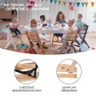 KINDERKRAFT Etetőszék Enock White