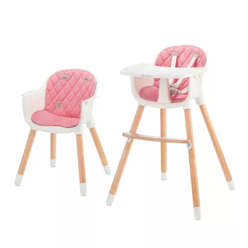 KINDERKRAFT Etetőszék Sienna pink