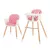 KINDERKRAFT Etetőszék Sienna pink
