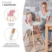 KINDERKRAFT Etetőszék Sienna pink