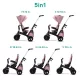 KINDERKRAFT SELECT Easytwist tricikli  Mauvelous Pink, Premium
