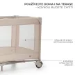 KINDERKRAFT Utazóágy Joy 2 kiegészítőkkel Beige