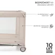KINDERKRAFT Utazóágy Joy 2 kiegészítőkkel Beige
