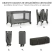 KINDERKRAFT Utazóágy Joy 2 Dark grey