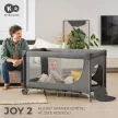 KINDERKRAFT Utazóágy Joy 2 Dark grey