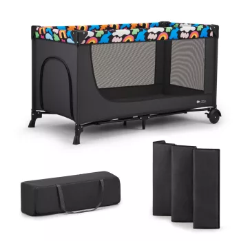 KINDERKRAFT Utazóágy Joy 2 Happy shapes