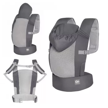 KINDERKRAFT Gyermek hordozó CarryBee Grey