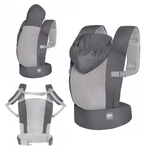 KINDERKRAFT Gyermek hordozó CarryBee Grey