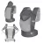 KINDERKRAFT Gyermek hordozó CarryBee Grey