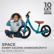 KINDERKRAFT Futóbicikli Space Mélykék