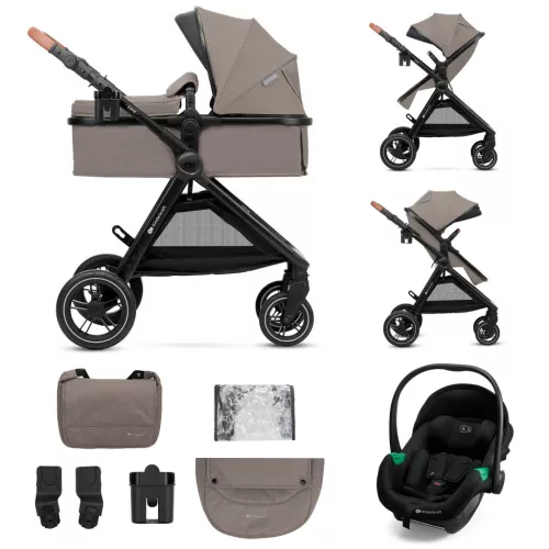 KINDERKRAFT Kombinált babakocsi 3 az 1-ben Esme Sand Beige