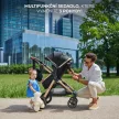 KINDERKRAFT Kombinált babakocsi 3 az 1-ben Esme Pure Black