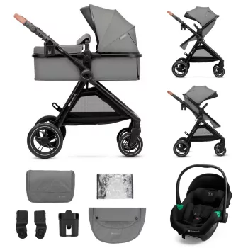   KINDERKRAFT Kombinált babakocsi 3 az 1-ben Esme Moonlight Grey