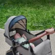 KINDERKRAFT Kombinált babakocsi 3 az 1-ben Esme Moonlight Grey