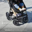 KINDERKRAFT Moov 2 3v1 kombinált babakocsi Pure Black - habkerekek