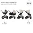 KINDERKRAFT Babakocsi kombinált Moov 2 Air 3 az 1-ben Moonlight Grey