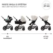 KINDERKRAFT Babakocsi kombinált Moov 2 3v1 Moonlight Grey - habkerekek