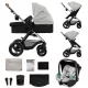 KINDERKRAFT Kombinált babakocsi 3 az 1-ben Moov 2 XL Air Szürke