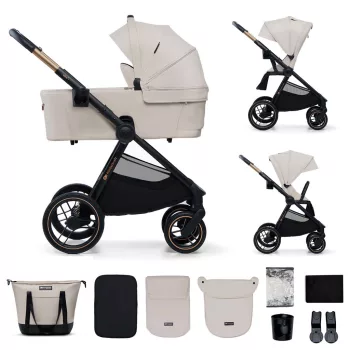KINDERKRAFT Kombinált babakocsi Nea 2 2in1 Beige