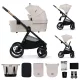 KINDERKRAFT Kombinált babakocsi Nea 2 2in1 Beige
