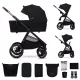 KINDERKRAFT Kombinált babakocsi Nea 2 2in1 Midnigth Black
