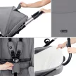 KINDERKRAFT Kombinált babakocsi Nea 2 2in1 Platinum Grey