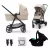 KINDERKRAFT Babakocsi kombinált 3 az 1-ben Newly Sand bézs + Mink PRO