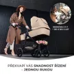 KINDERKRAFT Babakocsi kombinált 4 az 1-ben Newly Classic Beige + Mink PRO