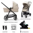 KINDERKRAFT Babakocsi kombinált 4 az 1-ben Newly Classic Beige + Mink PRO