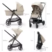 KINDERKRAFT Babakocsi kombinált 4 az 1-ben Newly Classic Beige + Mink PRO
