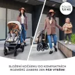 KINDERKRAFT Babakocsi kombinált 3 az 1-ben Newly Moonlight grey + Mink PRO