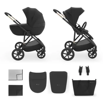   KINDERKRAFT Kombinált babakocsi 2 az 1-ben Prime 3 Venezian Black