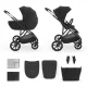 KINDERKRAFT Kombinált babakocsi 2 az 1-ben Prime 3 Venezian Black