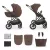 KINDERKRAFT Kombinált babakocsi 2 az 1-ben Prime 3 Velvet Mocca