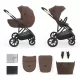 KINDERKRAFT Kombinált babakocsi 2 az 1-ben Prime 3 Velvet Mocca