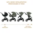 KINDERKRAFT SELECT Yoxi 2v1 kombinált babakocsi Mystic Green